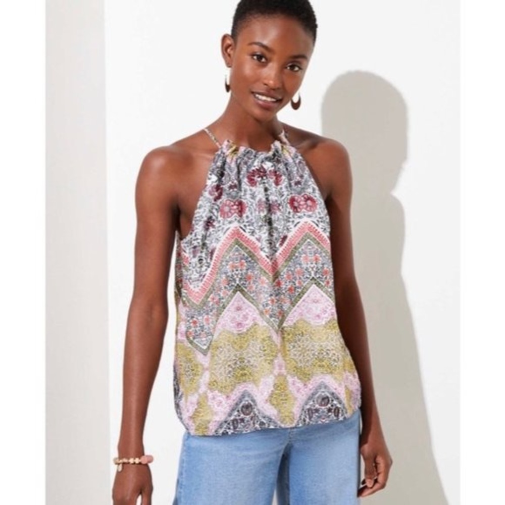 LOFT | Tapestry Halter Top | 🏷 NWT 🏷